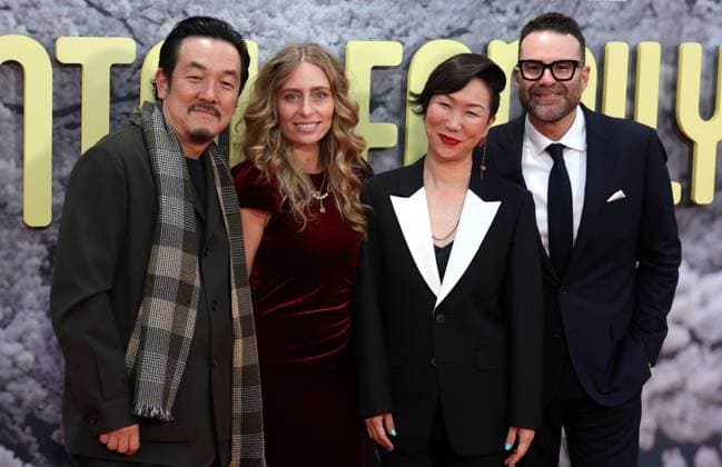 Rental Family UK premiere Shin Yamaguchi, Julia Lebedev, Hikari and Eddie Vaisman at the screening of the movie Rental Family at The 69th BFI London Film Festival, London London Royal Festival Hall UK Copyright: xFredxDuvalx