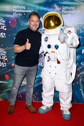 Lars Pape at the world premiere of the 360° fulldome show by Peter Schillings Major Tom completely detached at the Zeiss Großplanetarium Berlin, 16 10 2025 Foto:xN.xKubelkax xFuturexImagex tom_5012