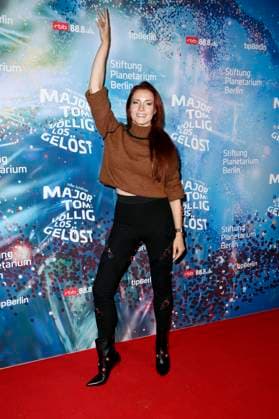 Kerstin Merlin at the world premiere of the 360° fulldome show by Peter Schillings Major Tom completely detached at the Zeiss Großplanetarium Berlin, 16 10 2025 Foto:xN.xKubelkax xFuturexImagex tom_5076