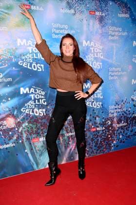 Kerstin Merlin at the world premiere of the 360° fulldome show by Peter Schillings Major Tom completely detached at the Zeiss Großplanetarium Berlin, 16 10 2025 Foto:xN.xKubelkax xFuturexImagex tom_5077