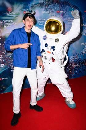 Julian Janssen at the world premiere of the 360° fulldome show by Peter Schillings Major Tom completely detached at the Zeiss Großplanetarium Berlin, 16 10 2025 Foto:xN.xKubelkax xFuturexImagex tom_5111