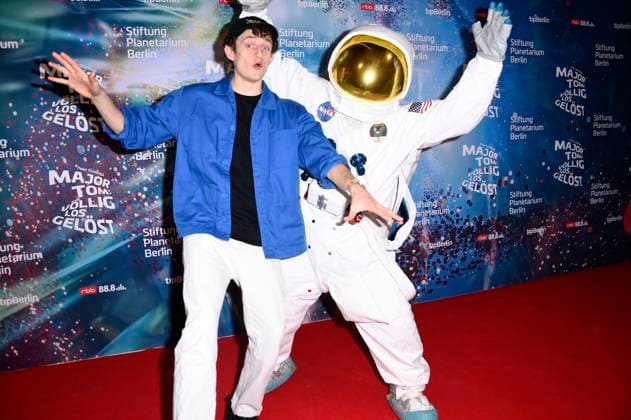 Julian Janssen at the world premiere of the 360° fulldome show by Peter Schillings Major Tom completely detached at the Zeiss Großplanetarium Berlin, 16 10 2025 Foto:xN.xKubelkax xFuturexImagex tom_5118