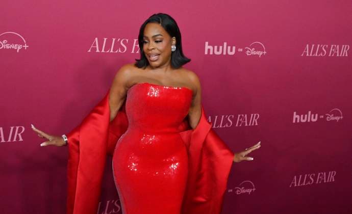 Cast member Niecy Nash attends the world premiere of the Hulu original TV Series All s Fair at the DGA Theater in Los Angeles on Thursday, October 16, 2025. Storyline: Follows a successful divorce lawyer and the owner of an all-female law firm in Los Angeles.  LAP2025101642 JIMxRUYMEN
