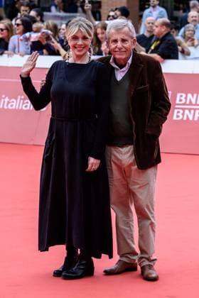 Benedicta Boccoli and Maurizio Micheli attend the Le Mille Luci di Antonello Falqui red carpet during the 20th Rome Film Festival at Auditorium Parco della Musica in Rome (Italy), October 17, 2025. andreaxstaccioli