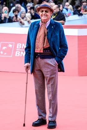 October 17, 2025, Rome, Italy: Renzo Arbore attends the Le Mille Luci di Antonello Falqui red carpet during the 20th Rome Film Festival at Auditorium Parco della Musica in Rome (Italy), October 17, 2025. Rome Italy  - ZUMAi110 20251017_zna_i110_031 Copyright: xAndreaxStacciolix