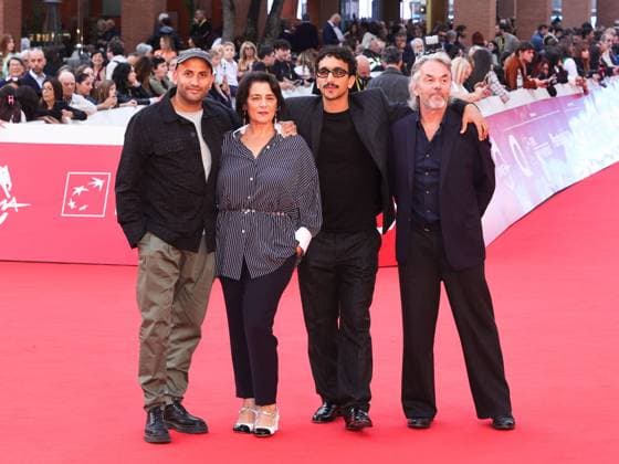 : Roma Cinema Fest 2025, day 3, Photocall of the film La petit Cousine de Mehdi In the photo: Amine Adjina, Hiam Abbass, Younes Boucif, Nicolas Blanc  - ZUMAp169 20251017_zea_p169_696 Copyright: xMarcoxProvvisonatox