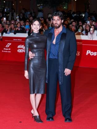 Roma Cinema Fest 2025, Evening 3, Red carpet of the film Sandokan. In the photo: Can Yaman with his girlfriend Sara Bluma.  Copyright: xMarcoxProvvisonatox xipa-agency.netx xDxAvanzo Provvisionatox IPA_Agency_IPA66704918