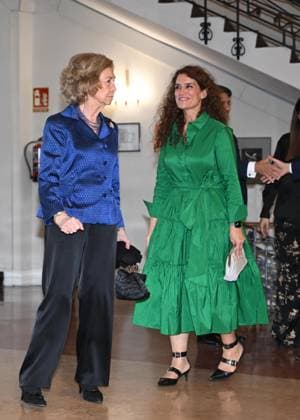 Queen Sofía attends the premiere of Metalepsis , by the Orquesta y Coro RTVE Queen Sofía during the premiere of Metalepsis , by the Orquesta y Coro RTVE, on October 17, 2025, in Madrid Spain REINA SOFIA RTVE ORQUESTA Y CORO MUSICA José Madrid Madrid Madrid Spain  Copyright: xJosÃ xOlivax 7034240