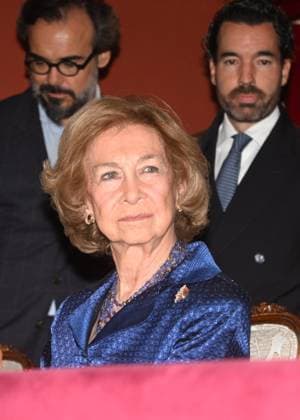 Queen Sofía attends the premiere of Metalepsis , by the Orquesta y Coro RTVE Queen Sofía during the premiere of Metalepsis , by the Orquesta y Coro RTVE, on October 17, 2025, in Madrid Spain REINA SOFIA RTVE ORQUESTA Y CORO MUSICA José Madrid Madrid Madrid Spain  Copyright: xJosÃ xOlivax 7034246