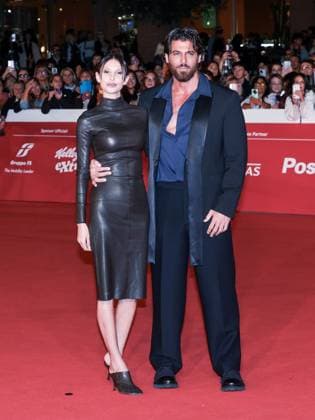 : Roma Cinema Fest 2025, Evening 3, Red carpet of the film Sandokan. In the photo: Can Yaman with his girlfriend Sara Bluma.  - ZUMAp169 20251017_zea_p169_833 Copyright: xMarcoxProvvisonatox