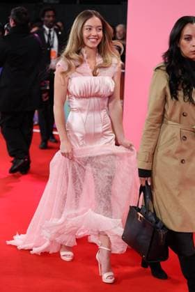 . 17 10 2025. London, United Kingdom. Sydney Sweeney arriving at the Christy premiere at the London Film Festival.  xStephenxLockx xi-Imagesx IIM-26308-0024