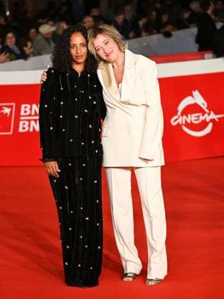 Rome Cinema Fest 2025, Evening 3, Red Carpet for the film Cinque Secondi. Pictured: Valeria Bruni tedeschi, Anna Lazzeri.  Copyright: xMaurizioxD Avanzox xipa-agency.netx xDxAvanzo Provvisionatox IPA_Agency_IPA66710877