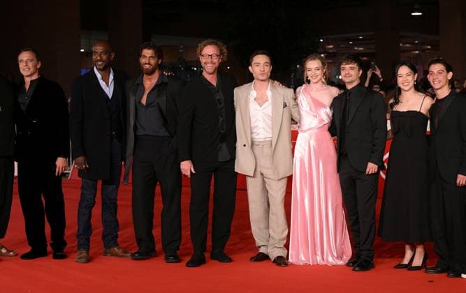 Sandokan red carpet, Rome Film Festival Italy - 17 Oct 2025 the cast during Sandokan red carpet, Rome Film Festival Italy - 17 Oct 2025, Credit:Maria Laura Antonelli Avalon Italy, Rome  Copyright: xMariaxLauraxAntonellix xAvalonx 1046173026