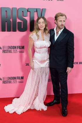 Christy Gala at 69th BFI London Film Festival LONDON, UNITED KINGDOM - OCTOBER 17: Sydney Sweeney and Ben Foster attend the UK premiere of Christy during the 69th BFI London Film Festival at the Royal Festival Hall in London, United Kingdom on October 17, 2025. Wiktor Szymanowicz Anadolu London United Kingdom. Editorial use only. Please get in touch for any other usage.  Copyright: x2025xAnadoluxWiktorxSzymanowiczx