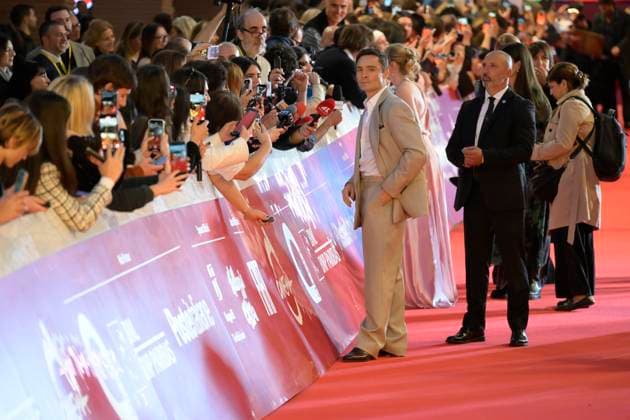October 17, 2025, Rome, Italy: Ed Westwick attends the Rai tv series Sandokan red carpet during the Rome Film Fest 2025 at Auditorium Parco della Musica. Rome Italy - ZUMAs197 20251017_aaa_s197_281 Copyright: xMarioxCartellix