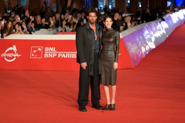 October 17, 2025, Rome, Italy: Sara Bluma (l) and Can Yaman (r) attend the Rai tv series Sandokan red carpet during the Rome Film Fest 2025 at Auditorium Parco della Musica. Rome Italy - ZUMAs197 20251017_aaa_s197_351 Copyright: xMarioxCartellix