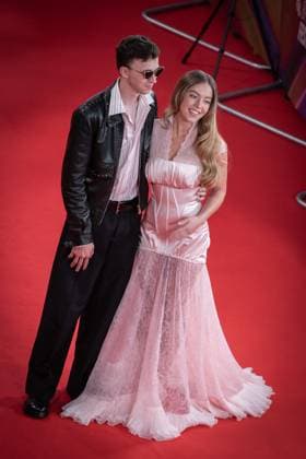 Christy Headline Gala - The 69th BFI London Film Festival in London, UK - 17 Oct 2025 Brent Sweeney and Sydney Sweeney attend the Headline Gala screening of Christy during The 69th BFI London Film Festival at The Royal Festival Hall. London United Kingdom Copyright: xLoredanaxSangiulianox xSOPAxImagesx LSangiuliano-8343