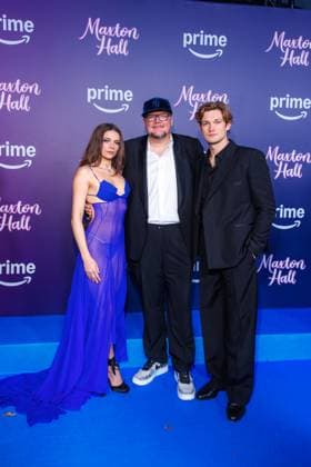 Amazon Premiere Maxton Hall Die Welt Zwischen Uns Harriet Herbig Matten, Christian Alvart and Damian Hardung at the Amazon Prime series premiere Maxton Hall Die Welt Zwischen Uns at the Tempodrom on 17 10 2025 in Berlin Copyright: xEventpressxKochanx