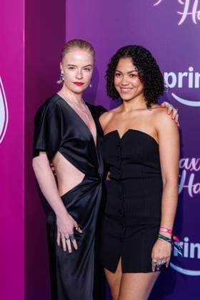 Amazon Premiere Maxton Hall Die Welt Zwischen Uns Anna Lucia Gustman and Serena Posadino at the Amazon Prime series premiere Maxton Hall Die Welt Zwischen Uns at the Tempodrom on 17 10 2025 in Berlin Copyright: xEventpressxKochanx