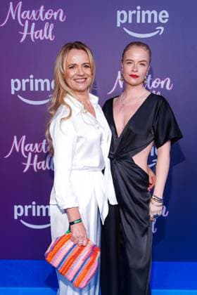 Amazon Premiere Maxton Hall Die Welt Zwischen Uns Ines Hoppe and Anna Lucia Gustman at the Amazon Prime series premiere Maxton Hall Die Welt Zwischen Uns at the Tempodrom on 17 10 2025 in Berlin Copyright: xEventpressxKochanx
