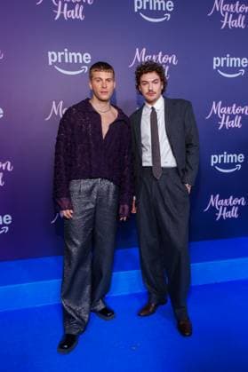 Amazon Premiere Maxton Hall Die Welt Zwischen Uns Ben Felipe and Justus Riesner at the Amazon Prime series premiere Maxton Hall Die Welt Zwischen Uns at the Tempodrom on 17 10 2025 in Berlin Copyright: xEventpressxKochanx