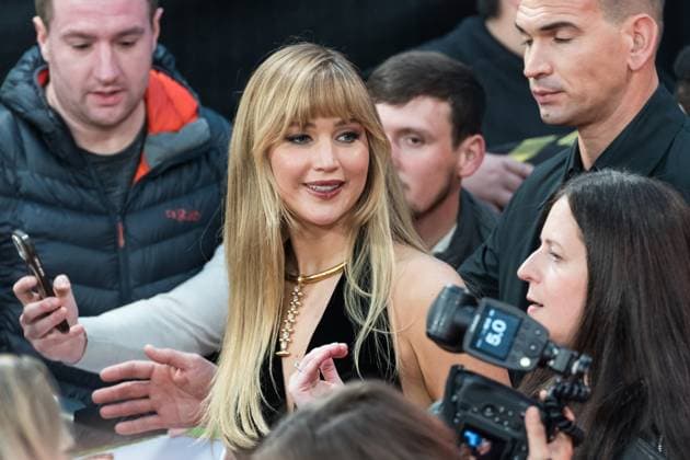 October 17, 2025, London, England, United Kingdom: American actress and producer JENNIFER LAWRENCE attends the UK premiere of Die, My Love during the 69th BFI London Film Festival at the Royal Festival Hall. London United Kingdom - ZUMAs371 20251017_zip_s371_021 Copyright: xWiktorxSzymanowiczx