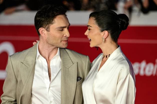 Ed Westwick and Amy Jackson attend the Sandokan red carpet during the 20th Rome Film Festival at Auditorium Parco della Musica in Rome (Italy), October 17, 2025. andreaxstaccioli