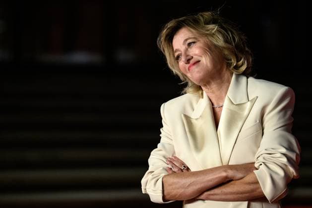 October 17, 2025, Rome, Italy: Actress Valeria Bruni Tedeschi attends the Cinque Secondi red carpet during the 20th Rome Film Festival at Auditorium Parco della Musica in Rome (Italy), October 17, 2025. Rome Italy  - ZUMAi110 20251017_zna_i110_233 Copyright: xAndreaxStacciolix