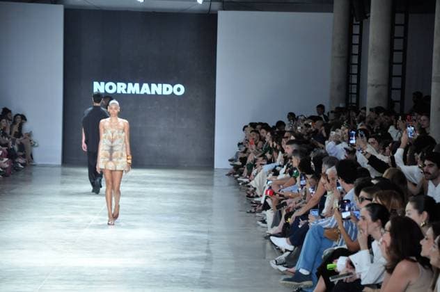 SaO PAULO, SP - 17.10.2025: SPFW N60 - Fashion show by designer Marco Normando, this Friday (17) SPFW - Brazilian Cultures Pavilion located in Ibirapuera Park in Sao Paulo, SP. x2826117x  ArmandoxFerraz
