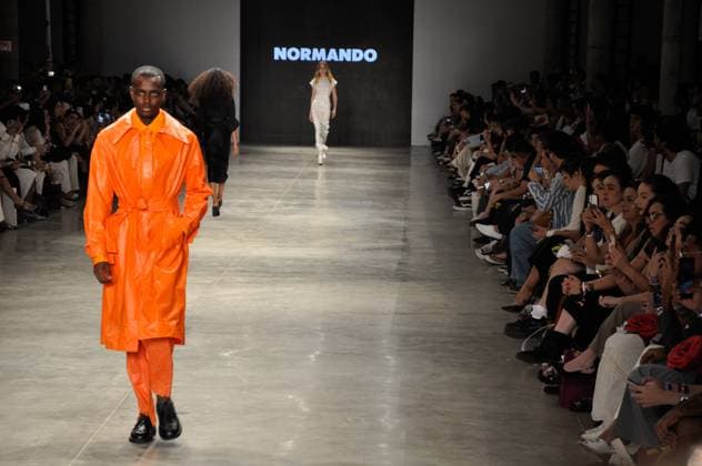 SaO PAULO, SP - 17.10.2025: SPFW N60 - Fashion show by designer Marco Normando, this Friday (17) SPFW - Brazilian Cultures Pavilion located in Ibirapuera Park in Sao Paulo, SP. x2826129x  ArmandoxFerraz