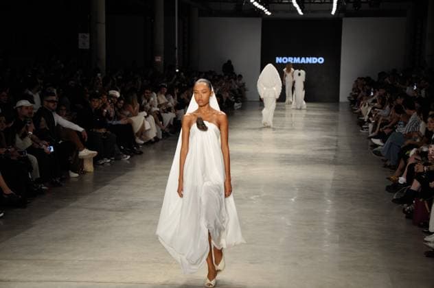 SaO PAULO, SP - 17.10.2025: SPFW N60 - Fashion show by designer Marco Normando, this Friday (17) SPFW - Brazilian Cultures Pavilion located in Ibirapuera Park in Sao Paulo, SP. x2826133x  ArmandoxFerraz