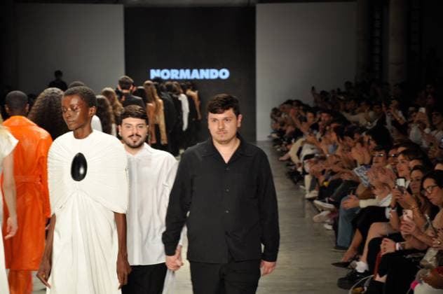 SaO PAULO, SP - 17.10.2025: SPFW N60 - Fashion show by designer Marco Normando, this Friday (17) SPFW - Brazilian Cultures Pavilion located in Ibirapuera Park in Sao Paulo, SP. x2826141x  ArmandoxFerraz