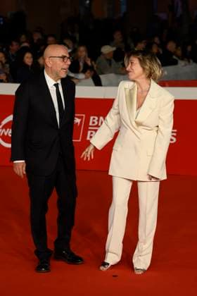 20th Edition of Rome Film Fest Red Carpet of the movie -Cinque Secondi- Auditorium Parco della musica - Rome, Italy ;Valeria Bruni Tedeschi 20th Edition of Rome Film Fest Red Carpet of the movie -Cinque Secondi- Auditorium Parco della musica - Rome, Italy 17th October 2025  Copyright: xALFONSOxCATALANO SGPITALIAx