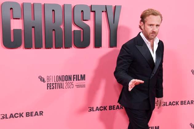 Ben Foster at the premiere of the feature film Christy at the 69 BFI London Film Festival 2025 at the Royal Festival Hall London, 17 10 2025 Foto:xS.xVasx xFuturexImagex christy_5035