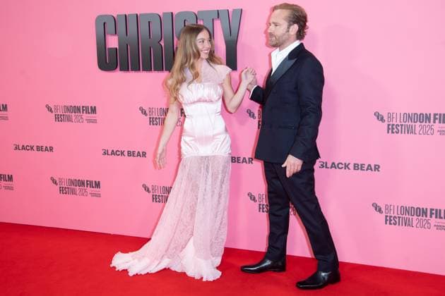 London Film Festival 2025 - Christy Arrivals at Royal Festival Hall, Southbank, London Sydney Sweeney and Ben Foster attends the Headline Gala of Christy at The 69th BFI London Film Festival at Royal Festival Hall, Southbank, London, England, UK on Friday 17 October, 2025., Credit:Justin Ng Avalon UK, England, London, Royal Festival Hall, Southbank Copyright: xJustinxNgx xAvalonx 1046247321