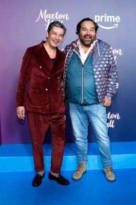 Hyun Wanner and Martin Neuhaus at the premiere of season 2 of the Amazon Prime Video series Maxton Hall Die Welt zwischen uns at the Tempodrom Berlin, 17 10 2025 Foto:xA.xBuggex xFuturexImagex maxton_5100