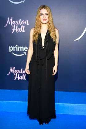 abb Maxton Hall Sonja Weißer Weisser as a guest on the blue carpet at the premiere of the Amazon Prime TV series Maxton Hall The World Between Us Season 2 at Tempodrom on 17 10 2025 in Berelin Berlin Germany