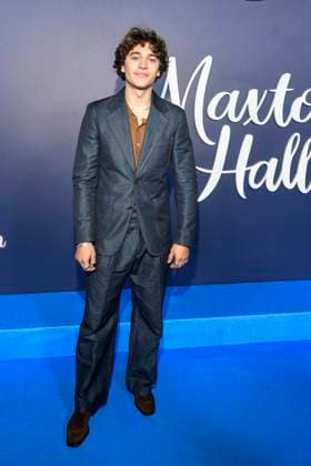 abb Maxton Hall Frederic Balonier as a guest on the blue carpet at the premiere of the Amazon Prime TV series Maxton Hall The World Between Us Season 2 at Tempodrom on 17 10 2025 in Berelin Berlin Germany