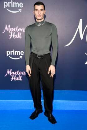 abb Maxton Hall Frieder Sell as a guest on the blue carpet at the premiere of the Amazon Prime TV series Maxton Hall The World Between Us Season 2 at Tempodrom on 17 10 2025 in Berelin Berlin Germany