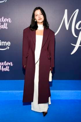 abb Maxton Hall Kaliya Ka as a guest on the blue carpet at the premiere of the Amazon Prime TV series Maxton Hall The World Between Us Season 2 at Tempodrom on 17 10 2025 in Berelin Berlin Germany