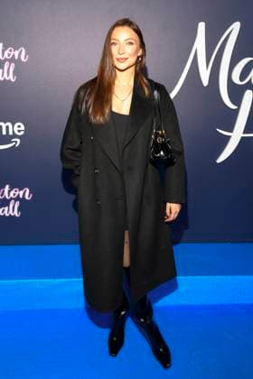 abb Maxton Hall Katja Geretschuchin as a guest on the blue carpet at the premiere of the Amazon Prime TV series Maxton Hall The World Between Us Season 2 at Tempodrom on 17 10 2025 in Berelin Berlin Germany