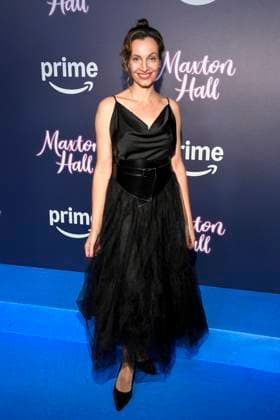 abb Maxton Hall Dagny Dewath as a guest on the blue carpet at the premiere of the Amazon Prime TV series Maxton Hall The World Between Us Season 2 at Tempodrom on 17 10 2025 in Berelin Berlin Germany