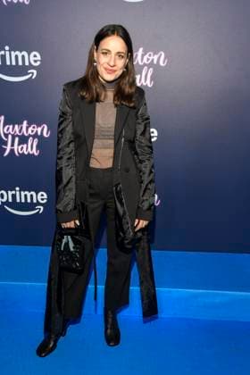 abb Maxton Hall Gina Henkel as a guest on the blue carpet at the premiere of the Amazon Prime TV series Maxton Hall The World Between Us Season 2 at Tempodrom on 17 10 2025 in Berelin Berlin Germany