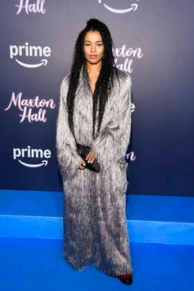 abb Maxton Hall Aysha Joy Samuel as a guest on the blue carpet at the premiere of the Amazon Prime TV series Maxton Hall The World Between Us Season 2 at Tempodrom on 17 10 2025 in Berelin Berlin Germany