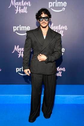 abb Maxton Hall Mehmet Daloglu as a guest on the blue carpet at the premiere of the Amazon Prime TV series Maxton Hall The World Between Us Season 2 at Tempodrom on 17 10 2025 in Berelin Berlin Germany