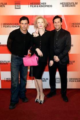 Aaron Altaras, Sunnyi Melles and David Hadda at the 36th Hessian Film and Cinema Award 2025 ceremony at the Alte Oper Frankfurt am Main, 17 10 2025 Foto:xP.xBackx xFuturexImagex kinopreis_5031