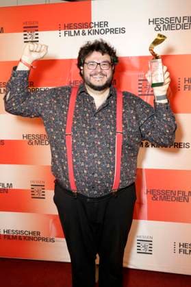 Axel Ranisch at the 36 award ceremony of the Hessian Film and Cinema Prize 2025 at the Alte Oper Frankfurt am Main, 17 10 2025 Foto:xP.xBackx xFuturexImagex kinopreis_5048