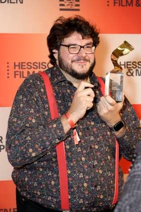 Axel Ranisch at the 36 award ceremony of the Hessian Film and Cinema Prize 2025 at the Alte Oper Frankfurt am Main, 17 10 2025 Foto:xP.xBackx xFuturexImagex kinopreis_5052