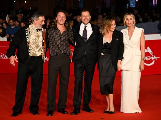 Rome Cinema Fest 2025, evening 4 - Red carpet for the film The Eyes of Others. Pictured are Jasmine Trinca, Matteo Olivetti, Andrea de Sica, Filippo Timi, and Anna Ferzetti.  Copyright: xMaurizioxD Avanzox xipa-agency.netx xDxAvanzo Provvisionatox IPA_Agency_IPA66751334