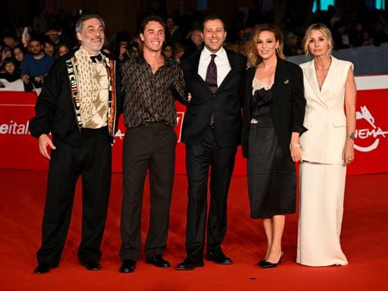 Rome Cinema Fest 2025, evening 4 - Red carpet for the film The Eyes of Others. Pictured are Jasmine Trinca, Matteo Olivetti, Andrea de Sica, Filippo Timi, and Anna Ferzetti.  Copyright: xMaurizioxD Avanzox xipa-agency.netx xDxAvanzo Provvisionatox IPA_Agency_IPA66751342
